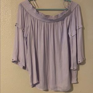 Violet Off the Shoulder Blouse